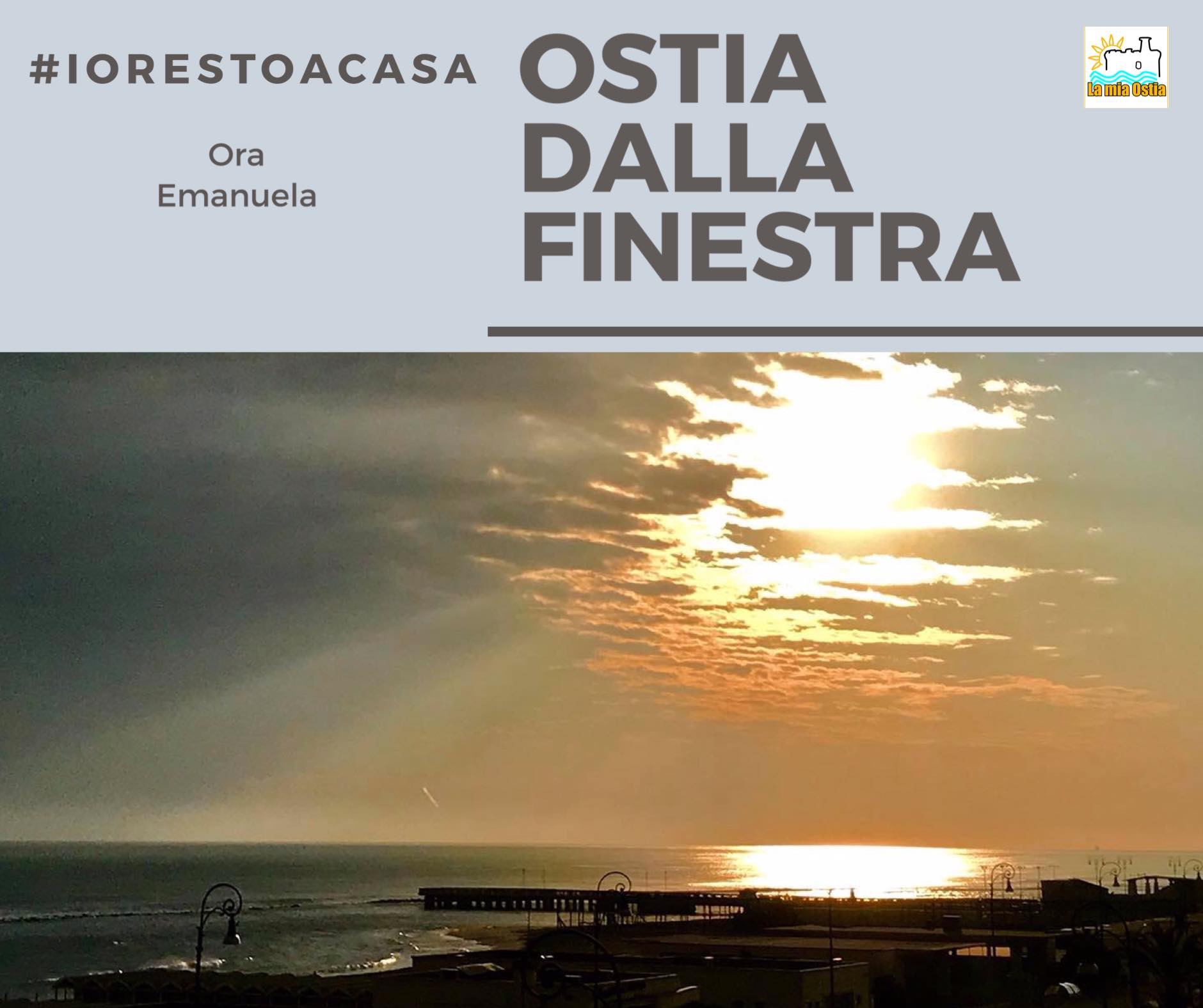 Ostia dalla finestra: mese di aprile